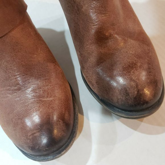 Lucky Brand LP Tommie Leather Boots Booties 8.5M - Picture 7 of 12